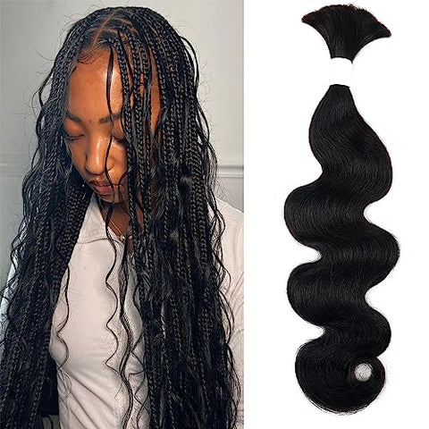 100% Virgin Human Hair for Bohemian Knotless, Fulani and Goddess Braids